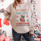 Cozy Yorkie Christmas Sweatshirt