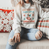 Cozy Yorkie Christmas Sweatshirt