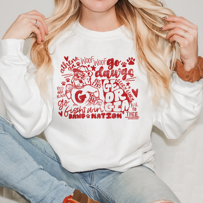 Classic Collegiate Georgia Bulldog Sweatshirt