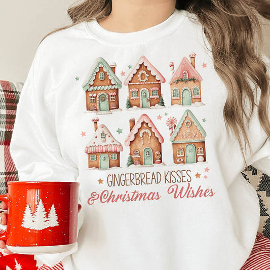 Charming Gingerbread Village Christmas Sweatshirt