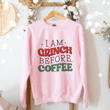 Grinch Before Coffee Festive Sweatshirt