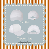 Embroidered Darlin Rope Font Trucker or Dad Hat