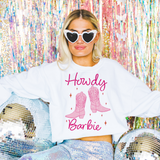 Distressed Howdy Barbie Sweatshirt