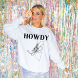 Howdy Western Boots Sweatshirt