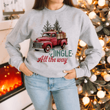 Vintage Christmas Truck Jingle Sweatshirt