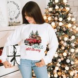 Vintage Christmas Truck Jingle Sweatshirt