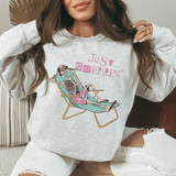 Spooky Lounger Halloween Sweatshirt