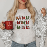 La-La-La Festive Notes Sweatshirt