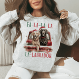 Fa-La-La-La Labrador Christmas Carols Sweatshirt
