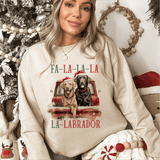 Fa-La-La-La Labrador Christmas Carols Sweatshirt