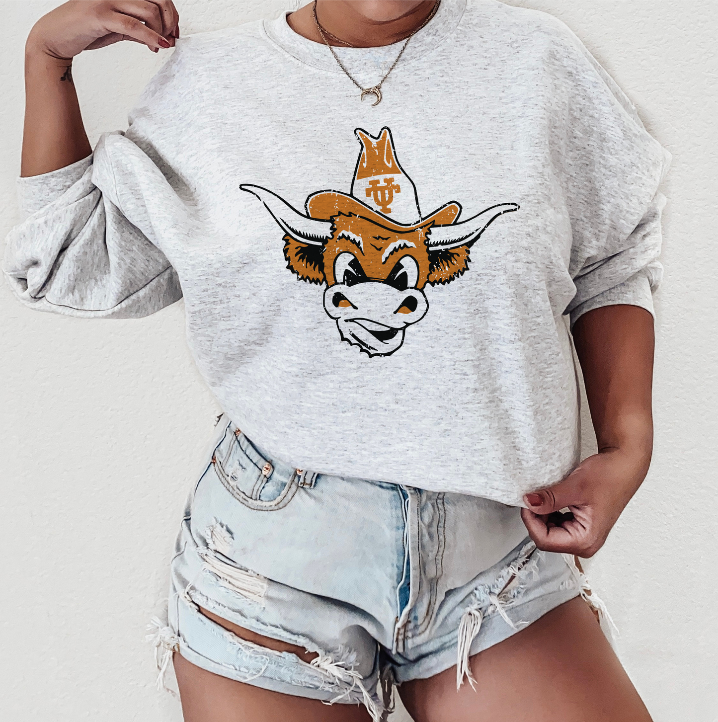 Bevo Blast from the Past Vintage UT Austin Sweatshirt