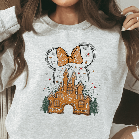 Enchanted Gingerbread Castle Sweatshirt