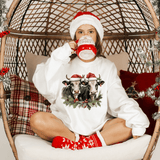 Farmhouse Festive Cow Sweatshirt