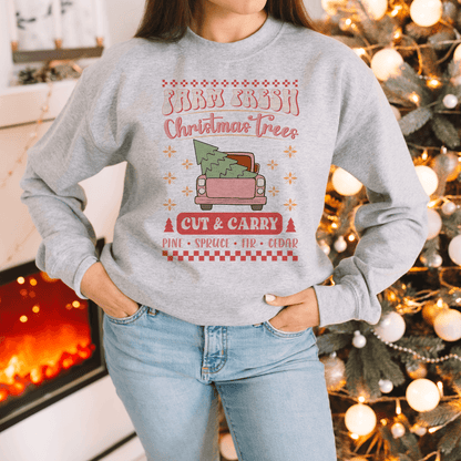 Farm Fresh Christmas Tree Sweatshirt