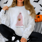 Pink Phantom Delight Trick or Treat Sweatshirt