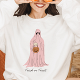 Pink Phantom Delight Trick or Treat Sweatshirt