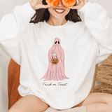 Pink Phantom Delight Trick or Treat Sweatshirt