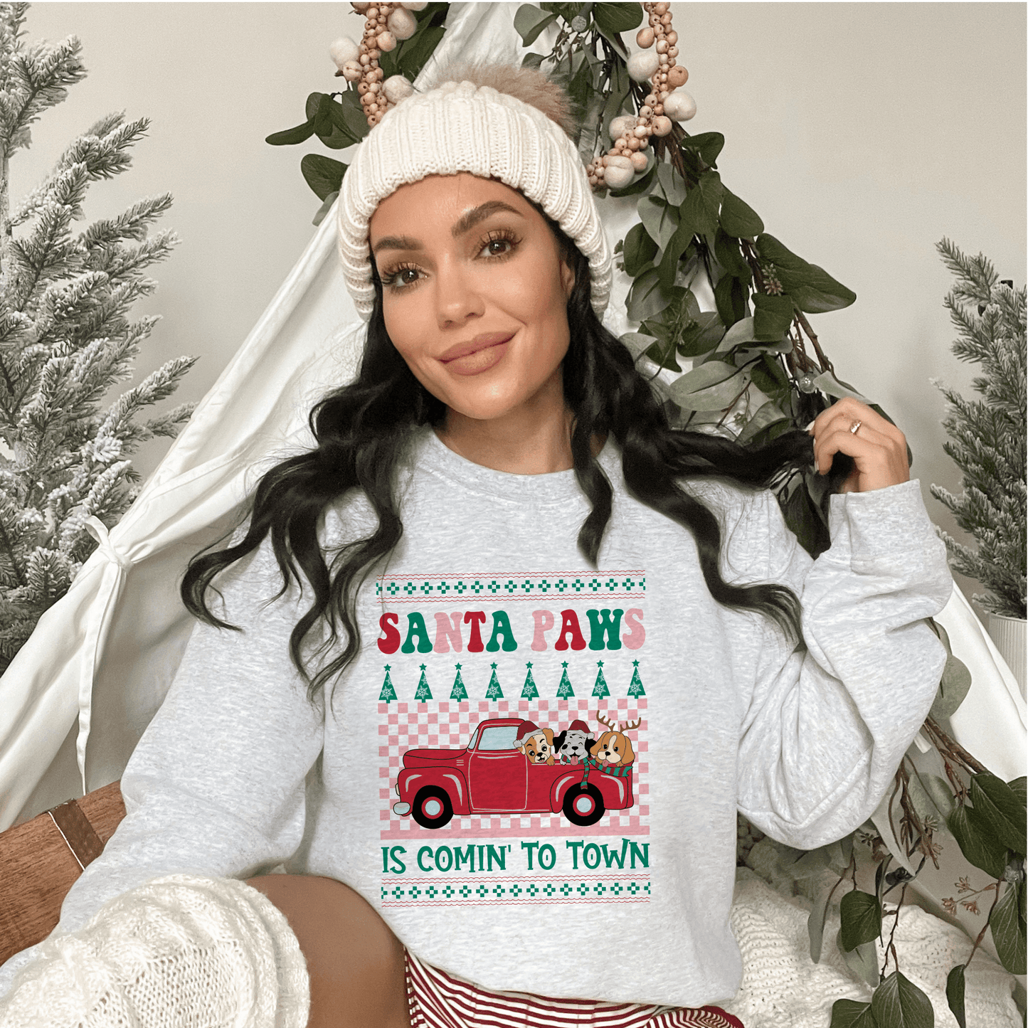 Santa Paws Holiday Pickup Sweatshirt