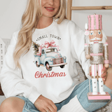 Small Town Christmas Vintage Truck Sweatshirt