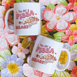 Foodie Love 'You Got a Pizza My Heart' 12 oz Ceramic Mug