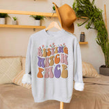 Resting Witch Face Bubble Letter Sweatshirt