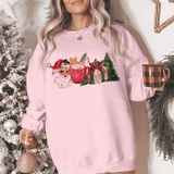 Retro Santa's Festive Mug Christmas Sweatshirt