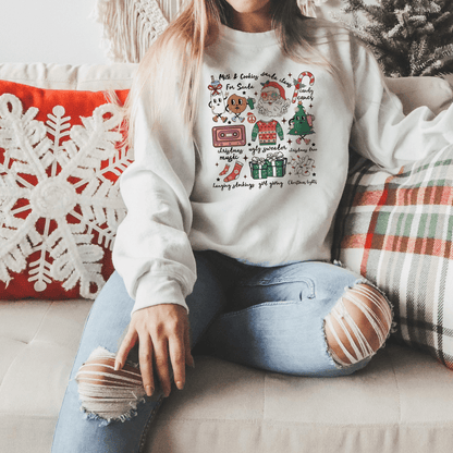 Retro Christmas Cheer Icon Sweatshirt