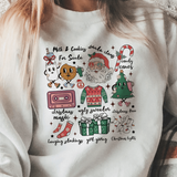 Retro Christmas Cheer Icon Sweatshirt