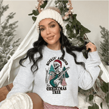Rockin' Skeleton Christmas Sweatshirt