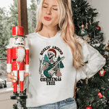 Rockin' Skeleton Christmas Sweatshirt
