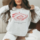 Sanford Stadium Athens Georgia Sweatshirt