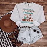 Believe in Santa Paws Holiday Sweatshirt