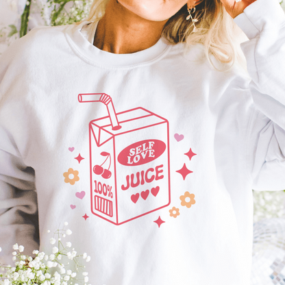 Self Love Juice Graphic Sweatshirt
