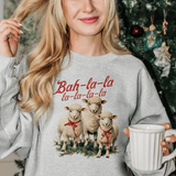 Festive Sheep Bah-la-la-la-la Holiday Sweatshirt