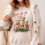Festive Sheep Bah-la-la-la-la Holiday Sweatshirt