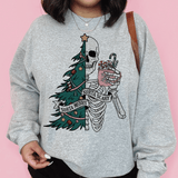Sorta Scary, Sorta Merry Skeleton Sweatshirt