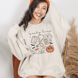 Spooky Nurse Haunted Healthcare Sweatshirt