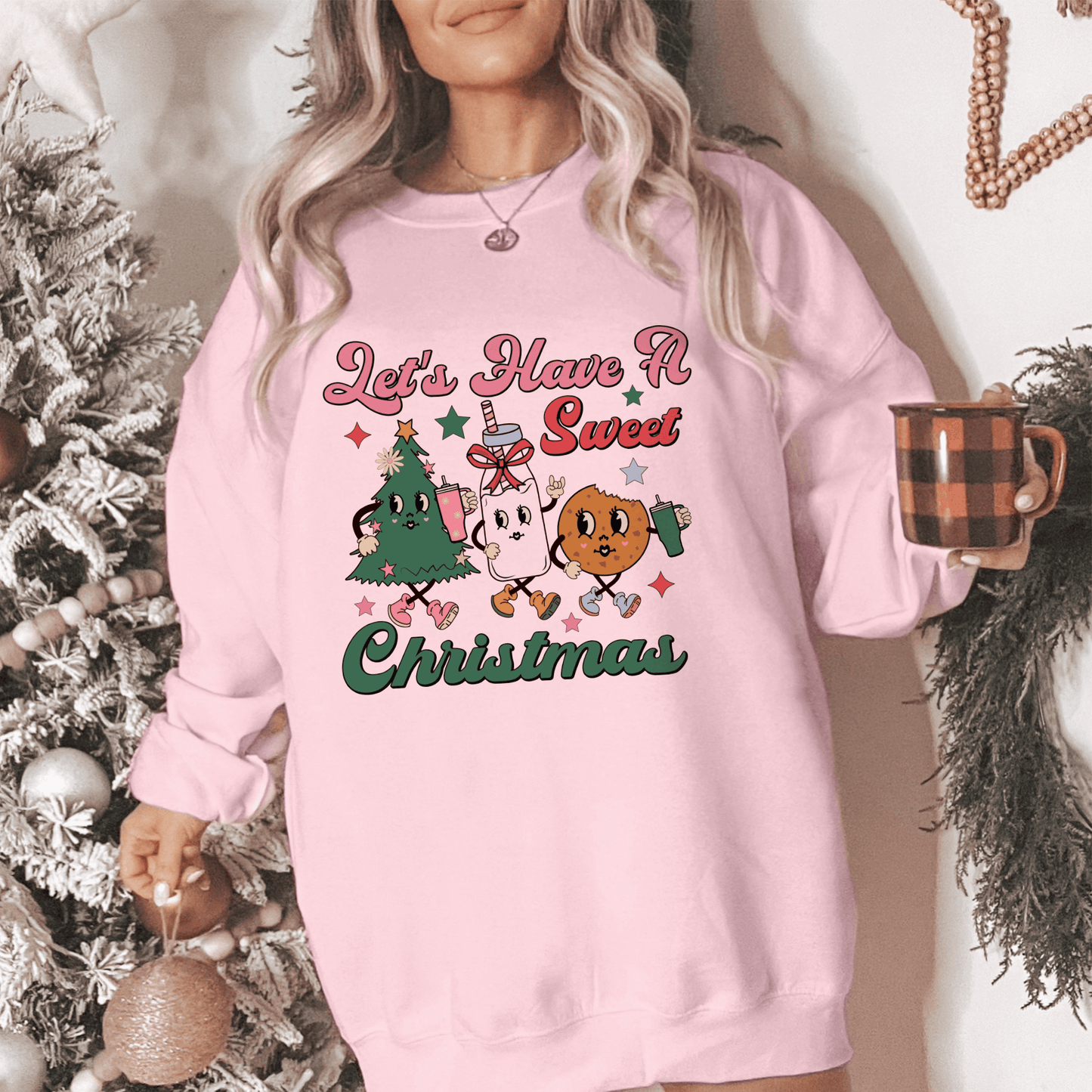Festive Delight Sweet Christmas Sweatshirt