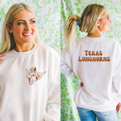 Vintage Bevo Texas Longhorn Crewneck Sweatshirt