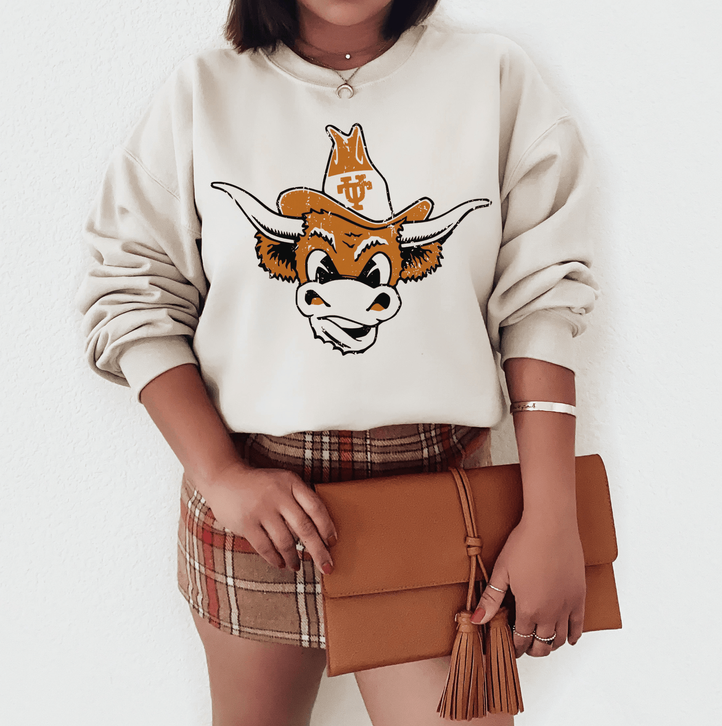 Bevo Blast from the Past Vintage UT Austin Sweatshirt