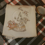 Embroidered Vintage Christmas Snow Globe Sweatshirt or T Shirt