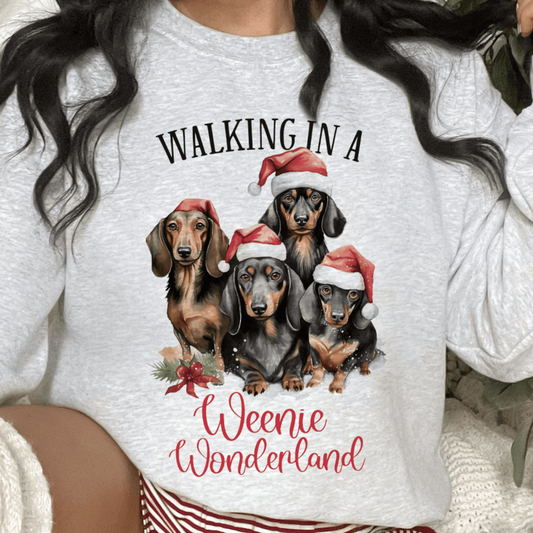 Weenie Wonderland Dachshund Sweatshirt