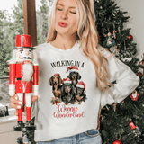 Weenie Wonderland Dachshund Sweatshirt