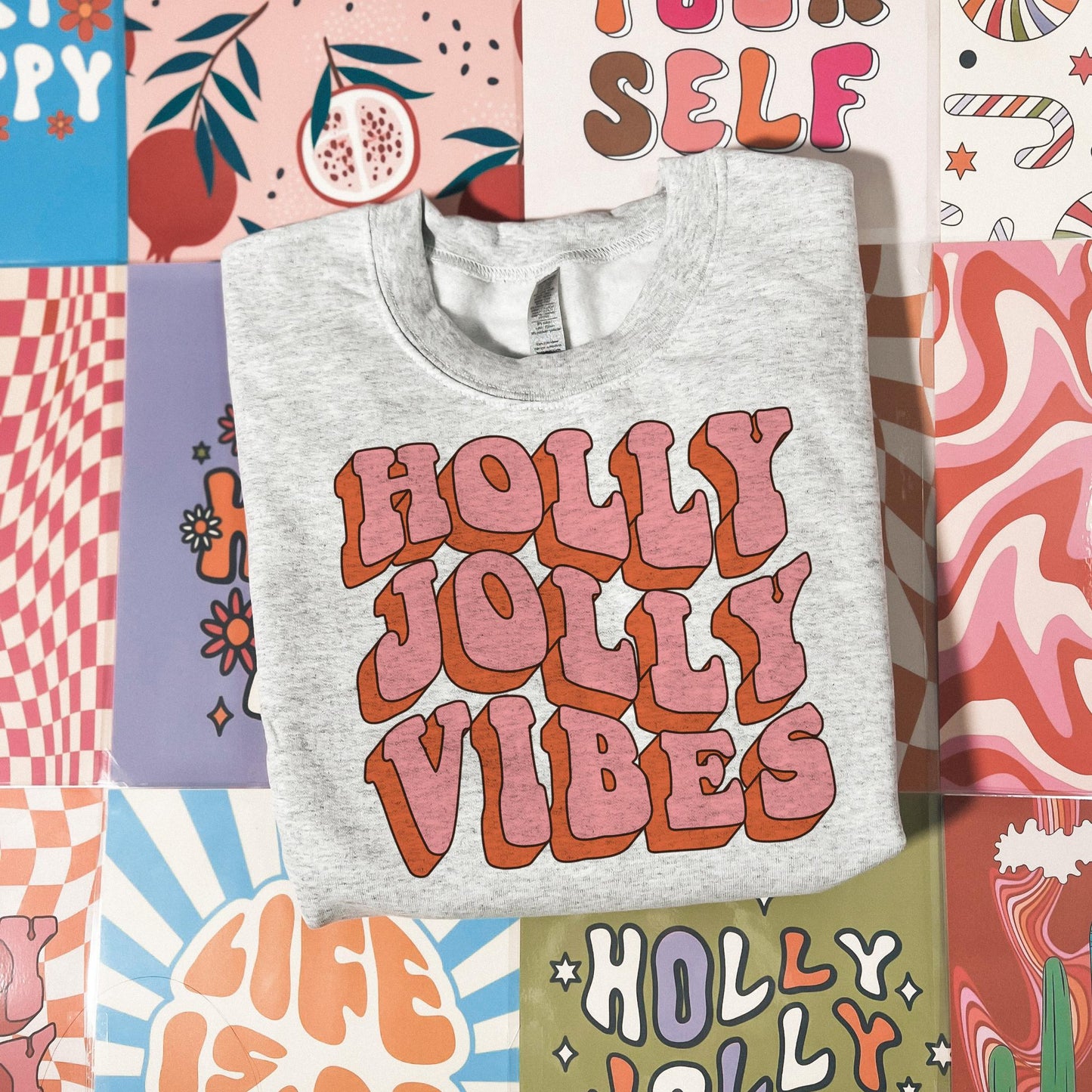 Block Holly Jolly Vibes Sweatshirt