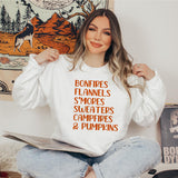 Bonfires Flannels Sweaters Fall Time