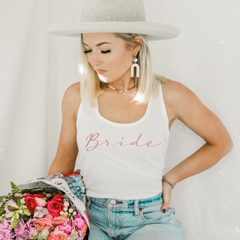 Bridal Party "Bride" Tank Top