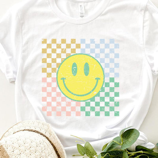 Checkered Smiley Face