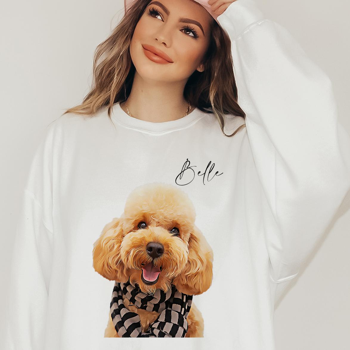 Custom Pet Portrait Sweatshirt