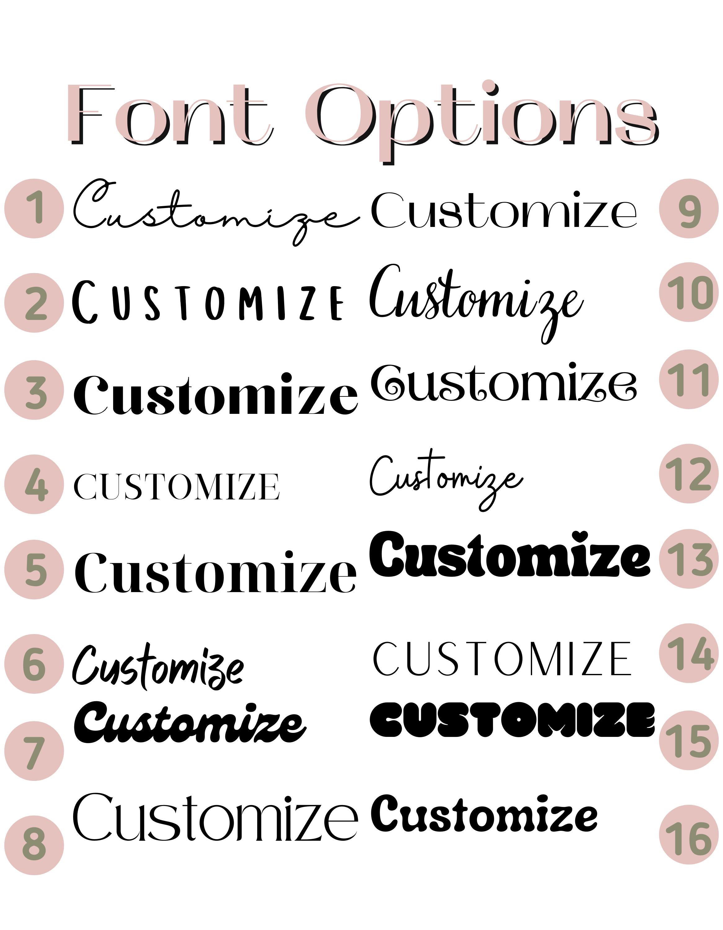 Customized Text T Shirt