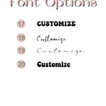 Customized Text Tank Top